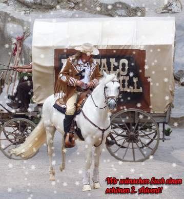 Heute haben wir Buffalo Bill (Joshy Peters) mit seiner Wild West Show passend zur Jahreszeit in den Winter geschickt.